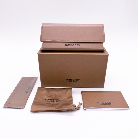 NEW BURBERRY BE4409 4092/13 WOMEN SUNGLASSES BE4409 409213 BEIGE PINK EYEWEAR - Picture 9 of 9